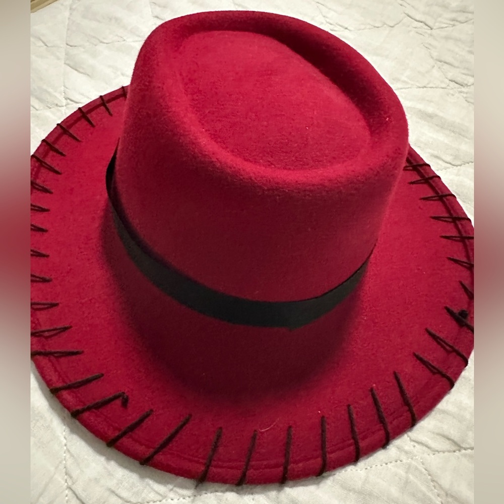 Outback Trading Co DURANGO 100% Wool Red Hat Small Jessie Toy Story - Picture 4 of 7